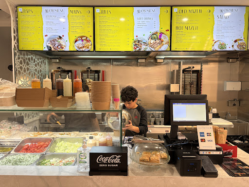 Open Sesame Martin Place counter and menu boards